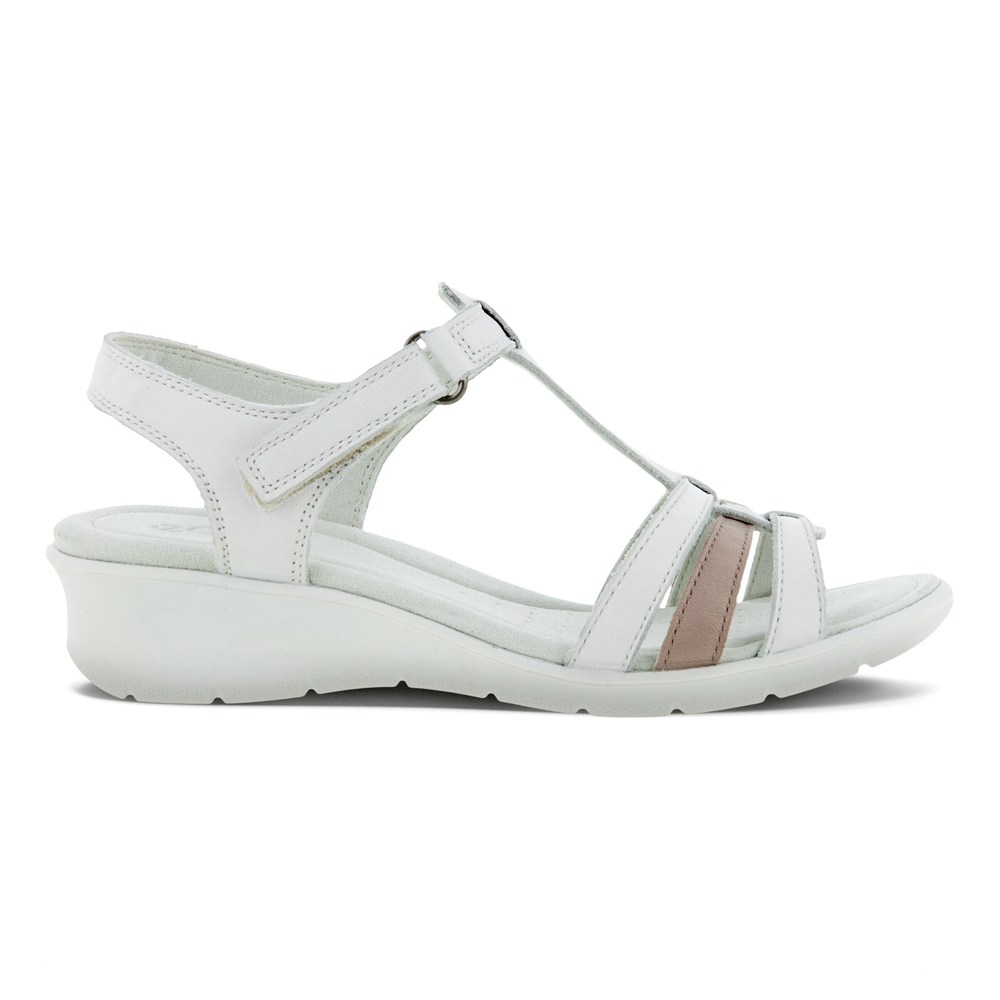 Sandalias Mujer - ECCO Finola T-Bar Strap - Blancos - AHU765140